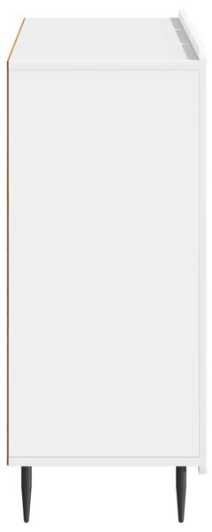 Széf Magasfényű Fehér 89 x 34,5 x 82 cm Szerelt Fa