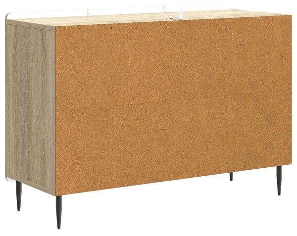 Széf fiókkal Sonoma Tölgy 89 x 34,5 x 62 cm Szerelt Fa