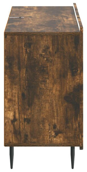Széf fiókkal Füstös Tölgy 89 x 34,5 x 62 cm Szerelt Fa
