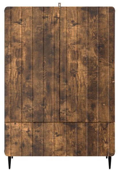 Széf fiókkal Füstös Tölgy 66 x 34,5 x 97 cm Szerelt Fa