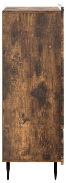 Széf fiókkal Füstös Tölgy 66 x 34,5 x 97 cm Szerelt Fa