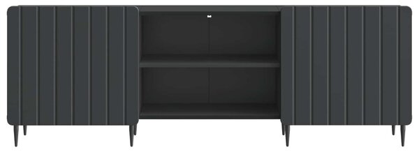 TV szekrény Fekete 150 x 31 x 52 cm Szerelt Fa