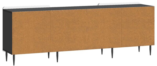 TV szekrény Fekete 150 x 31 x 52 cm Szerelt Fa