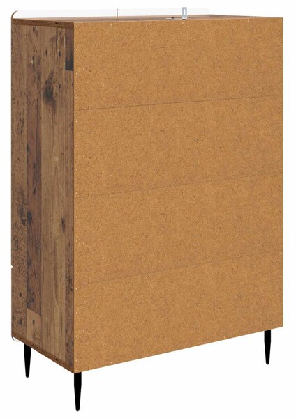 Széf fiókkal Antik Fa 66 x 34,5 x 97 cm Szerelt Fa
