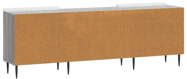 TV szekrény Szürke Sonoma 150 x 31 x 52 cm Szerelt Fa