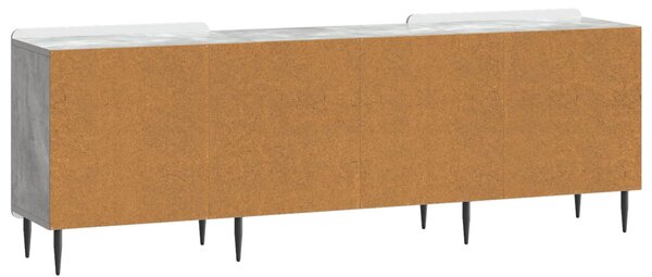 TV szekrény Betonszürke 150 x 31 x 52 cm Szerelt Fa