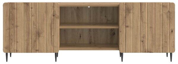 TV szekrény 150 x 31 x 52 cm Kézműves Tölgy Szerelt Fa