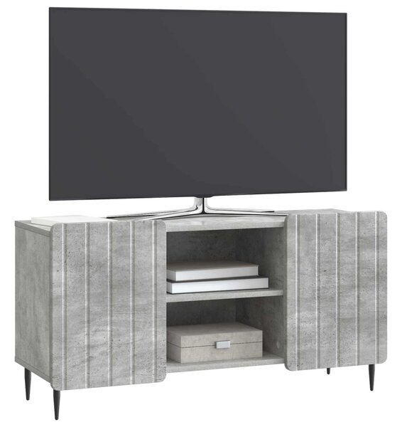 TV szekrény Betonszürke 102 x 34,5 x 52 cm Szerelt Fa