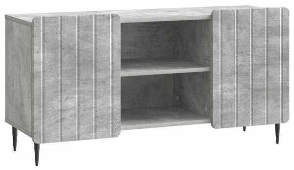TV szekrény Betonszürke 102 x 34,5 x 52 cm Szerelt Fa