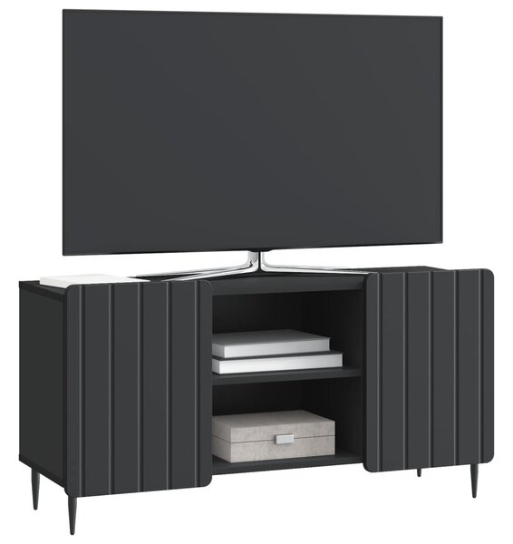 TV szekrény Fekete 102 x 34,5 x 52 cm Szerelt Fa