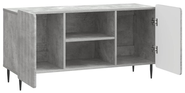 TV szekrény Betonszürke 102 x 34,5 x 52 cm Szerelt Fa
