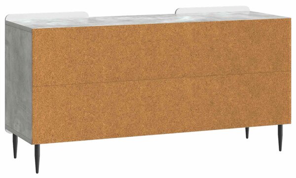 TV szekrény Betonszürke 102 x 34,5 x 52 cm Szerelt Fa