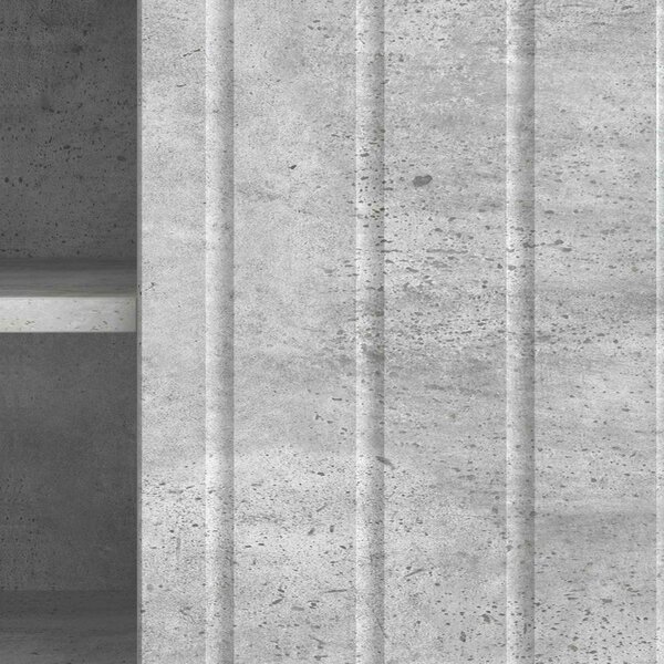 TV szekrény Betonszürke 102 x 34,5 x 52 cm Szerelt Fa