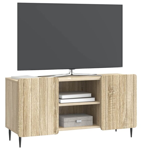 TV szekrény Sonoma Tölgy 102 x 34,5 x 52 cm Szerelt Fa