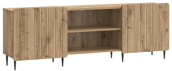 TV szekrény 150 x 31 x 52 cm Kézműves Tölgy Szerelt Fa