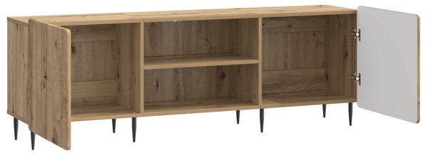 TV szekrény 150 x 31 x 52 cm Kézműves Tölgy Szerelt Fa