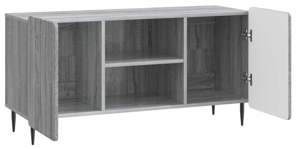 TV szekrény Szürke Sonoma 102 x 34,5 x 52 cm Szerelt Fa