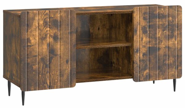 TV szekrény Füstös Tölgy 102 x 34,5 x 52 cm Szerelt Fa