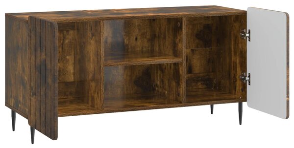 TV szekrény Füstös Tölgy 102 x 34,5 x 52 cm Szerelt Fa