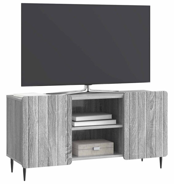 TV szekrény Szürke Sonoma 102 x 34,5 x 52 cm Szerelt Fa