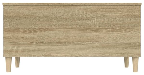Sonoma tölgy színű szerelt fa dohányzóasztal 90x44,5x45 cm
