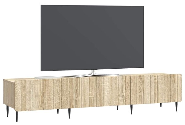 TV szekrény fiókkal Sonoma Tölgy 147 x 34,5 x 32 cm Szerelt Fa