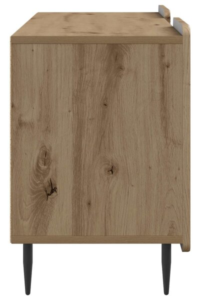 TV szekrény 102 x 34,5 x 52 cm Kézműves Tölgy Szerelt Fa
