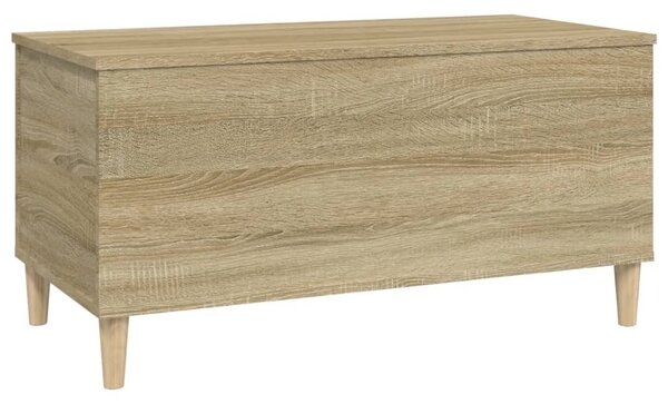 Sonoma tölgy színű szerelt fa dohányzóasztal 90x44,5x45 cm