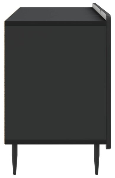 TV szekrény Fekete 99 x 34,5 x 52 cm Szerelt Fa