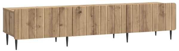 TV szekrény 147 x 34,5 x 32 cm Kézműves Tölgy Szerelt Fa
