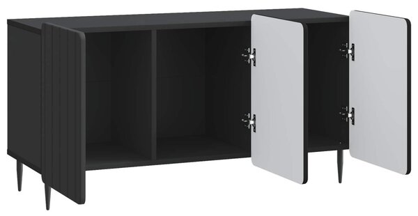 TV szekrény Fekete 99 x 34,5 x 52 cm Szerelt Fa