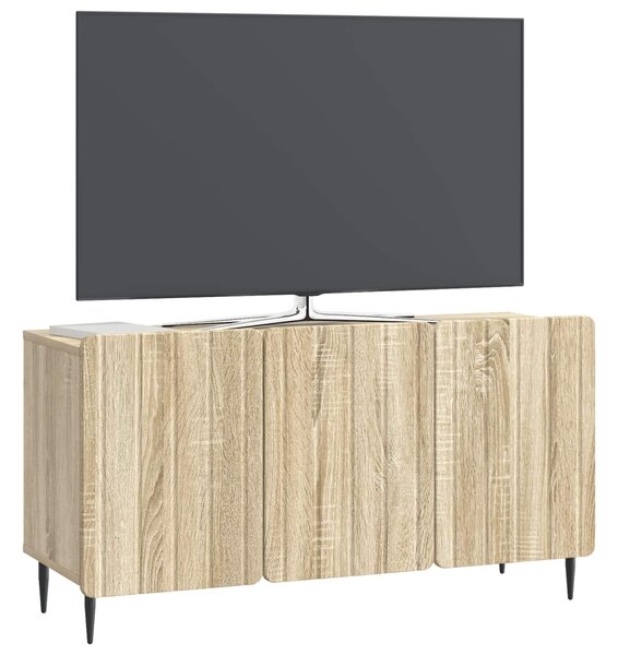 TV szekrény Sonoma Tölgy 99 x 34,5 x 52 cm Szerelt Fa