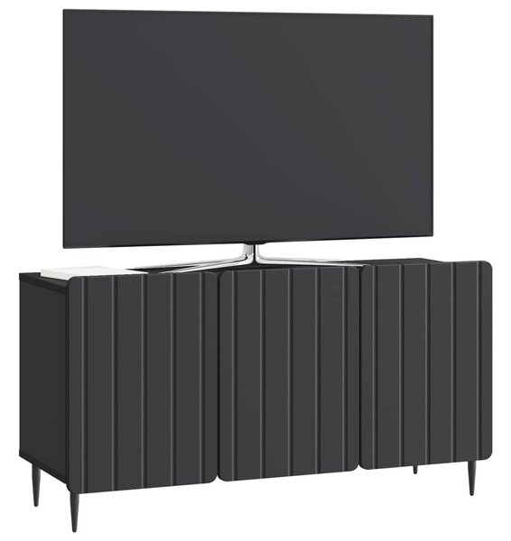 TV szekrény Fekete 99 x 34,5 x 52 cm Szerelt Fa