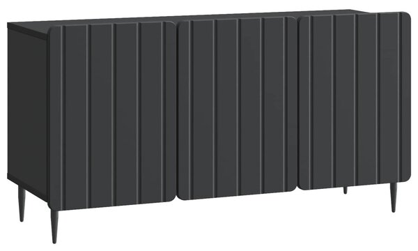 TV szekrény Fekete 99 x 34,5 x 52 cm Szerelt Fa