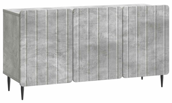 TV szekrény Betonszürke 99 x 34,5 x 52 cm Szerelt Fa