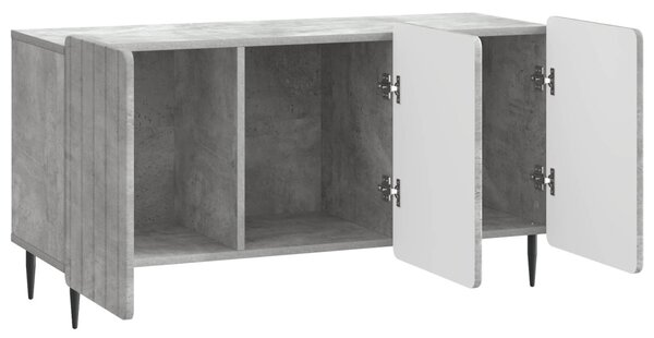 TV szekrény Betonszürke 99 x 34,5 x 52 cm Szerelt Fa