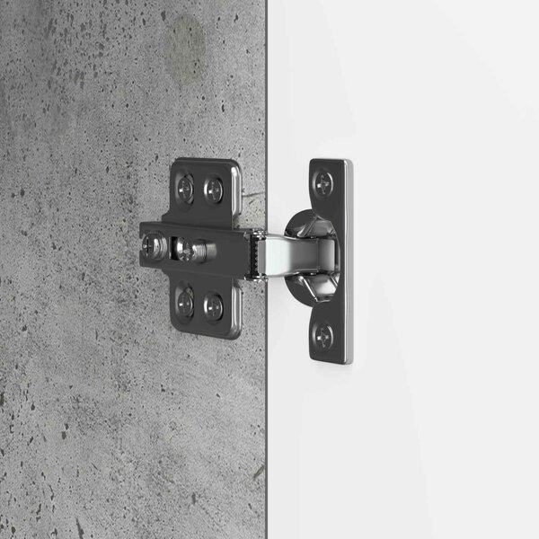 TV szekrény Betonszürke 99 x 34,5 x 52 cm Szerelt Fa