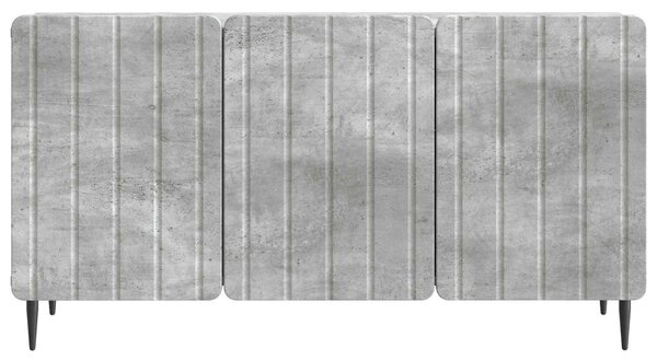 TV szekrény Betonszürke 99 x 34,5 x 52 cm Szerelt Fa
