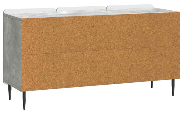 TV szekrény Betonszürke 99 x 34,5 x 52 cm Szerelt Fa