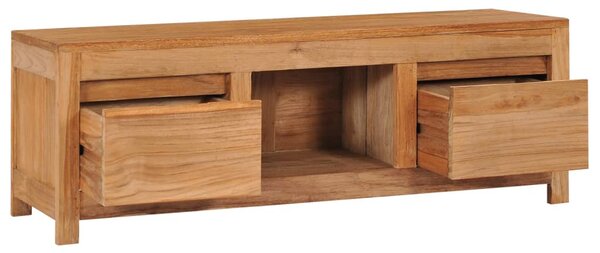 Tömör tíkfa TV-szekrény 100 x 30 x 35 cm