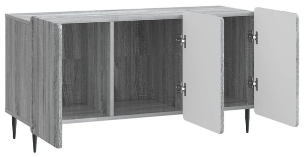 TV szekrény Szürke Sonoma 99 x 34,5 x 52 cm Szerelt Fa