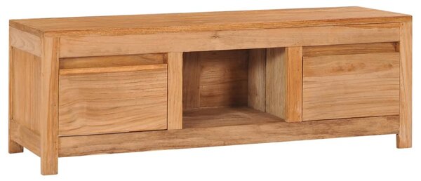 Tömör tíkfa TV-szekrény 100 x 30 x 35 cm