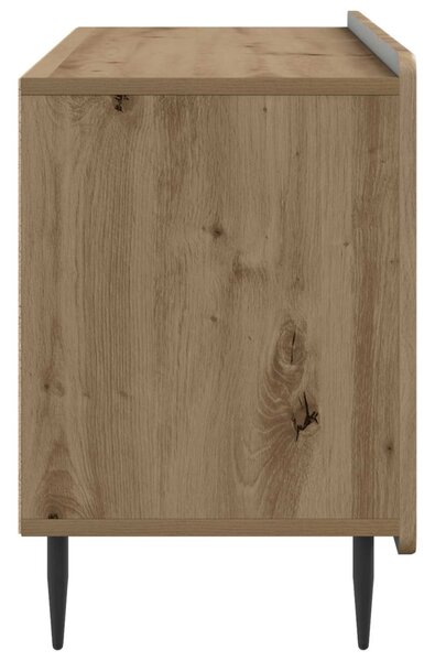 TV szekrény 99 x 34,5 x 52 cm Kézműves Tölgy Szerelt Fa
