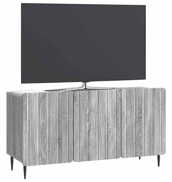 TV szekrény Szürke Sonoma 99 x 34,5 x 52 cm Szerelt Fa
