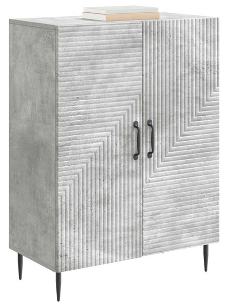 Széf Betonszürke 66 x 34,5 x 89,5 cm Szerelt Fa