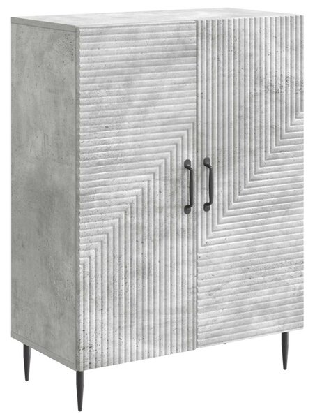 Széf Betonszürke 66 x 34,5 x 89,5 cm Szerelt Fa