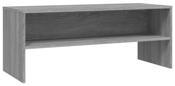Szürke sonoma színű szerelt fa TV-szekrény 100 x 40 x 40 cm