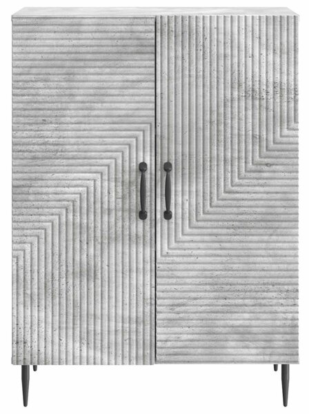 Széf Betonszürke 66 x 34,5 x 89,5 cm Szerelt Fa