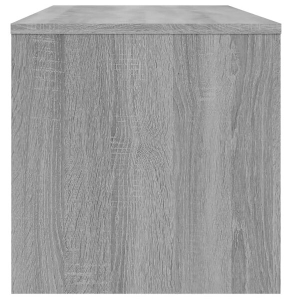 Szürke sonoma színű szerelt fa TV-szekrény 100 x 40 x 40 cm