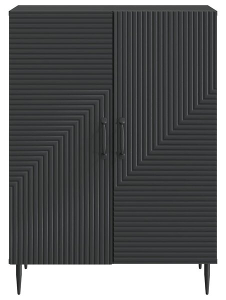 Széf Fekete 66 x 34,5 x 89,5 cm Szerelt Fa